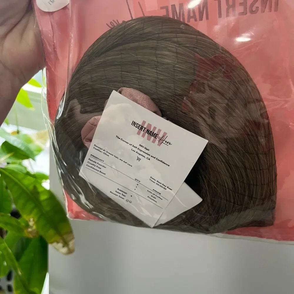 NEW INH Hair Dove Ponytail Extension 16 Inches Brit Ash Blonde